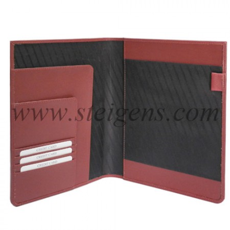 leather folder