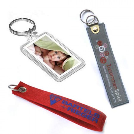 Acrylic & Cloth Key Chain