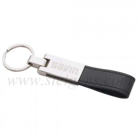 Leather-Key-chain-black
